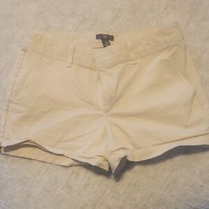 Women's Cream Shorts
